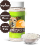 Herbsmith Smiling Dog Kibble Seasoning  Freeze Dried Cheese Food Topper - Gruyere  All Natural, Human-Grade Topper For Dogs - 6 Oz