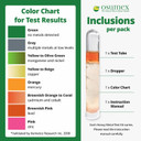 Heavy Metal Test General Kit For Humans 5 Pack - 8 Range Heavy Metal Urine Test Kits, Metal Testing Kit, Heavy Metal Testing Kit, Urine Metal Tester Heavy Metal Detection, Heavy Metals Test Kit
