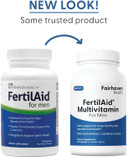 Fairhaven Health 3 Month Supply Fertilaid For Men Prenatal Male Fertility Supplement | Count And Motility Support Pre Conception For Him | Fertility Support Includes, Zinc, And Folate | 90 Capsules