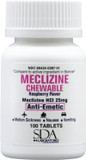 Sda Laboratories Meclizine 25Mg Chewable Tablets, Anti-Emetic, Raspberry Flavor, Motion Sickness & Vertigo Relief For Nausea, Dizziness, Vomiting, Portable Travel Aid (2 Bottles Of 100 Count)