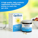 Optibac Probiotics For Every Day - Vegetarian Probiotic Supplement For Digestion & Gut Health, 5 Billion Cfu & Prebiotic - 30 Capsules