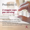 Probiotic-5  Broad-Spectrum Probiotic Complex W/ 5 Billion Microorganisms And 5 Unique Probiotic Strains Per Capsule
