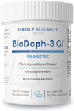 Biotics Research Biodoph-3 Gi Targeted Intensive Gi Probiotic Capsules, Clinically Validated Multi-Species Formula, Gut Health, Immune Support, Dairy Free 30 Capsules