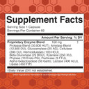 Maryruth Organics Gluten Enzymes Capsules | Enzyme Supplement For Gut Health Support | Gluten Digestion | & Nutrient Absorption | Vegan | Gluten Free | 60 Count