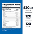 Nutricost Digestive Enzymes 620Mg, 120 Veggie Capsules (2 Bottles) - Complete Digestive Enzyme Supplement