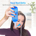 Netty Bottle Sinus Rinse Kit, Nasal Irrigation System For Adults & Kids, 300Ml Neti Pot Sinus Rinse Bottle With 40 Neti Pot Saline Packets, Nose Cleaner Effective Nasal Cleaner & Flush