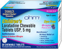 Ohm ChildrenS Chewable Tablets, Dye Free, Grape, Non-Drowsy 24H Relief Of Sneezing, Runny Nose, Itchy Watery Eyes, Itchy Throat Or Nose, Antihistamine, Indoor & Outdoor Allergies, 5Mg, 60 Tablets