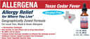 Progena Allergena Texas Cedar Fever (1 Fl Ounce Spray, Kids)