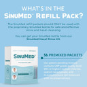 Sinus Cleansing System Refill - Relief Of Sinus Congestion, Allergies, Patent-Pending N-Acetylecysteine - 56 Refill Packets - All Natural, Ph Balanced - Developed By Ent Mds - 28 Day Supply