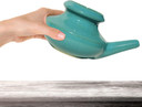 Neti Pot Tool Kit - Snoring & Saline Solution, Handcrafted Ceramic Dishwasher Safe With 2Oz Mineral Sea Salt For Nose Cleaning & Sinus Rinse Perfect For Allergy Relief In Adults & Kids (Jade)
