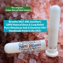 Urban Releaf Neti Salt Air Relief Inhaler! Fast Relief. Soothing Sinus & Lung, Himalayan Salt & Botanicals! Respiratory Wellness. Healing Aromatherapy. Energizing! 100% Natural, Vegan, Made In The Usa