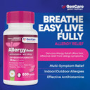 Gencare - Allergy Relief Medicine | Antihistamine Diphenhydramine 25Mg (600 Tablets Per Bottle) Value Pack | Relieve For Itchy Eyes, Sneezing, Runny Nose | Seasonal Or Indoor & Outdoor Allergies