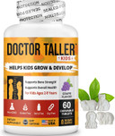 Doctor Taller Kids - Healthy Bone Strength Of Kids With Multivitamins & Multiminerals For Children Ages 2 To 9 - Support Bone Health And Overall Wellness - Grape Flavor - 120 Chewable Tablets | Pack 2