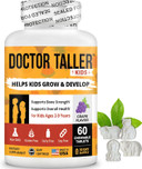 Doctor Taller Kids - Kids Multivitamins, Toddler Vitamins - Support Bone Strength, Enhanced Immunity With Calcium, Multivitamins For Ages 2 To 9 - Grape Flavor - 90 Chewable Tablets | 6 Weeks Supply