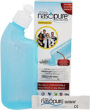 Nasopure Nasal Wash, Sampler Kit, The Nicer Neti Pot Sinus Wash Kit, Comfortable Nasal Rinse 8 Oz Bottle & 4 Salt Packets (3.75 Grams Each), Nasal Congestion, Cold, Flu, Allergy, Nasal Irrigation Nasopure Nasal Wash, Sampler Kit, The Nicer Neti Pot Sinus Wash Kit, Comfortable Nasal Rinse 8 Oz Bottle & 4 Salt Packets (3.75 Grams Each), Nasal Congestion, Cold, Flu, Allergy, Nasal Irrigation