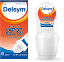 Delsym No Mess Vapor Roll-On Cough Suppressant & Topical Analgesic 1.76 Oz With Camphor, Eucalyptus Oil, Menthol, Adults & Kids, Maximum Strength