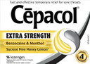 Cepacol Maximum Strength Throat Drop Lozenges, Honey Lemon, 16 Count