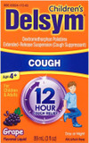 Delsym Childrens 12 Hour Cough Suppressant Liquid-Grape-3 Oz