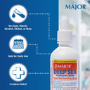 Major Deep Sea Premium Saline - Nasal Moisturizing Spray For Dryness And Irritation Relief - Sodium Chloride 0.65% - 1.5 Fl. Oz (4 Pack)