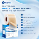 Silicone Scar Sheets, Silicone Scar Tape(1.8 X 157 Roll 4M), Silicone Scar Sheets For Surgical Scars, Keloid Bump Removal, Stretch Marks Removal, C-Section, Burn Et