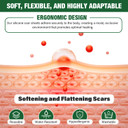 Silicone Scar Sheets,Silicone Scar Tape,Silicone Sheets For Scars,Scar Tape For Surgical Scars,Keloid Bump Removal,Scar Removal For Surgical(1.6"X 60" Roll-1.5M)