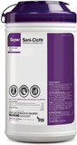 Mfr#Q86984 Super Sanicloth Wipes Xl 7.5" X 15" 65Canister By, White, 1 Count