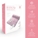 Pursonic Extra Large Electric Heating Pad For Back Pain And Cramps Relief - 12" X 24" Heating Pad For Back Pain Relief, Neck, Shoulder - Dry & Moist Heat Option 2 Hours Auto Shut-Off (Rose Gold)