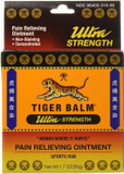 Tiger Balm Pain Relieving Ointment, Sports Ultra, 50G  Professional Size  Sports Rub Ultra Strength  Knee Inflammation Relief  Relief For Hand Arthritis  Tiger Balm Ultra  3 Pack