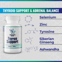 Thyroid Support - Ltyrosine, Iodine, Vitamin B12 Complex, Zinc, Selenium, Ashwagandha, Copper & More 30 Day Supply Thyroid Support - Ltyrosine, Iodine, Vitamin B12 Complex, Zinc, Selenium, Ashwagandha, Copper & More 30 Day Supply
