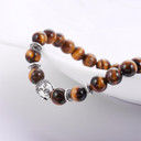 Buddha 8Mm Beaded Bracelet For Women Men Gemstone Chakra Bracelet Jewelry
