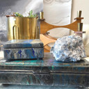 Mineralist Collection Natural Blue Calcite Crystal - Natural Calcite Rocks, High Energy Healing Crystals & Clusters For Decoration, Reiki, Yoga, Meditation - 15-20 Lb Mineralist Collection Natural Blue Calcite Crystal - Natural Calcite Rocks, High Energy Healing Crystals & Clusters For Decoration, Reiki, Yoga, Meditation - 15-20 Lb