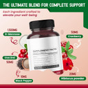 Liposomal D-Mannose Cranberry Supplement  180 Capsules | Uva Ursi, Hibiscus, Black Pepper | Enhanced Absorption Formula | Non-Gmo, Gluten-Free