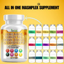 Lions Mane 3000Mg 20In1 Mushroom Supplement With Turkey Tail 2000Mg Reishi 1000Mg Cordyceps Chaga 1000Mg Maitake Meshima Poria Cocos Shiitake Oyster Porcini Enoki 60 Count