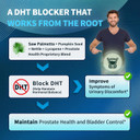 Prostate Health Supplements For Men - 18 In 1 Saw Palmetto With Pumpkin Seed & Nettle - Advanced Dht Blocker - Urinary Tract Health Support - Enhanced With Ashwagandha, Reishi, 60 Capsules