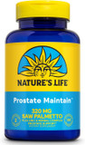 Nature'S Life Prostate Maintain - Prostate Support Supplement For Men'S Health - Saw Palmetto, Pygeum Herbal Complex And Zinc Supplements - 125 Servings, 250 Vegetarian Capsules
