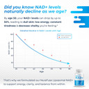 Liposomal Nad+ Trans-Resveratrol With Red Wine Milk Thistle Quercetin Fisetin - Healthy Aging Support - Made And Tested In The Usa