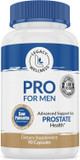 Pro Prostate Health Supplements For Men With Saw Palmetto, Beta Sitosterol + Supports Healthy Urination & Flow, Reduces Urges & Bathroom Trips So You Can Sleep Well + Dht Blocker, 90 Capsules