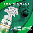 Saw Palmetto Prostate Supplement For Men, 3-In-1 Benefits, Extra Strength Dht Blocker For Hair Growth And Beta Blocker For Urinary Health, Potent Prostate Function Support, 30 Day Supply (60 Count)