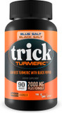 Turmeric Trick Blue Salt For Men Black Salt Trick - Our Best Turmeric For Men - High Absorption With Black Pepper - Ginger Curcumin Ginseng Mens Supplement