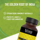 Bixa Botanical Turmeric Forte Capsules | High-Potency Curcumin With Black Pepper | Enhanced Absorption For Joint & Immune Support | 100% Pure Ayurvedic Herbal Supplement | 450Mg, 60 Vegan Capsules