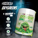 Ehp Labs Oxygreens Super Greens Powder - Spirulina & Chlorella Superfood, Green Juice Powder & Greens Supplements With Prebiotic Fibre, Antioxidants & Immunity Support, 30 Serves (Crisp Apple)