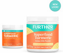 Further Food Best Turmeric Golden Milk Organic Turmeric Powder, Cinnamon, Ginger & Black Pepper Maximum Absorption Joint Health, Gut Health, Sugar-Free, Vegan, Keto (6.35 Oz) Further Food Best Turmeric Golden Milk Organic Turmeric Powder, Cinnamon, Ginger & Black Pepper Maximum Absorption Joint Health, Gut Health, Sugar-Free, Vegan, Keto (6.35 Oz)