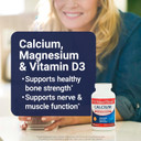 U.S. Doctors' Clinical 1200Mg Calcium Citrate & Carbonate Complex With Magnesium & Vitamin D3 - Calcium Supplement For Bone Strength, Muscles & Nerves - Vegan, Non-Gmo - 120 Tablets - 2-Month Supply