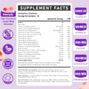 Womens Multivitamin Gummy 50 And Over - Chewable Multi Vitamin A, C, D3, E, K2 & B Complex, Folate, Biotin, Calcium, Magnesium - Support Energy, Immune & Over-All Health