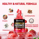 Magnesium Glycinate Gummies 1000Mg - Sugar Free Magnesium Potassium Supplement With Vitamin D, B6, Coq10 For Calm Mood & Sleep Support - 60 Orange Gummies