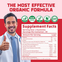 Magnesium Glycinate Gummies 1000Mg - Sugar Free Magnesium Potassium Supplement With Vitamin D, B6, Coq10 For Calm Mood & Sleep Support - 60 Strawberry Gummies