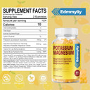 Potassium Magnesium Supplement Gummies For Adults High Absorption Potassium Gluconate 99Mg Magnesium Citrate 250Mg With Vitamin B6 B12 Supports Mood, Energy, Muscle Relaxation, Bone Health, Sugar Free Potassium Magnesium Supplement Gummies For Adults High Absorption Potassium Gluconate 99Mg Magnesium Citrate 250Mg With Vitamin B6 B12 Supports Mood, Energy, Muscle Relaxation, Bone Health, Sugar Free