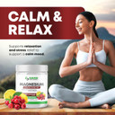 Magnesium Powder - Anti-Stress Drink Mix For Calm & Regularity - Magnesium Citrate Supplement - Relaxation, Muscle & Heart Support - Cranberry Lemonade Flavor - 30 Servings