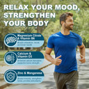 Sugar Free Magnesium Citrate Gummies 500Mg For Women Men, Chelated Magnesium Supplement With B6 For Constipation | Calm Magnesium Gummies For Mood | Calcium Magnesium Zinc D3 Gummy For Bone & Muscle