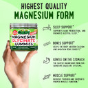 Center-Filled Magnesium Glycinate Gummies 400Mg - High Absorption For Kids, Teens & Adults - Supplement For Sleep, Calm & Muscle Relaxation With B6 & D3 - Gluten Free & Vegan Friendly - 120 Count